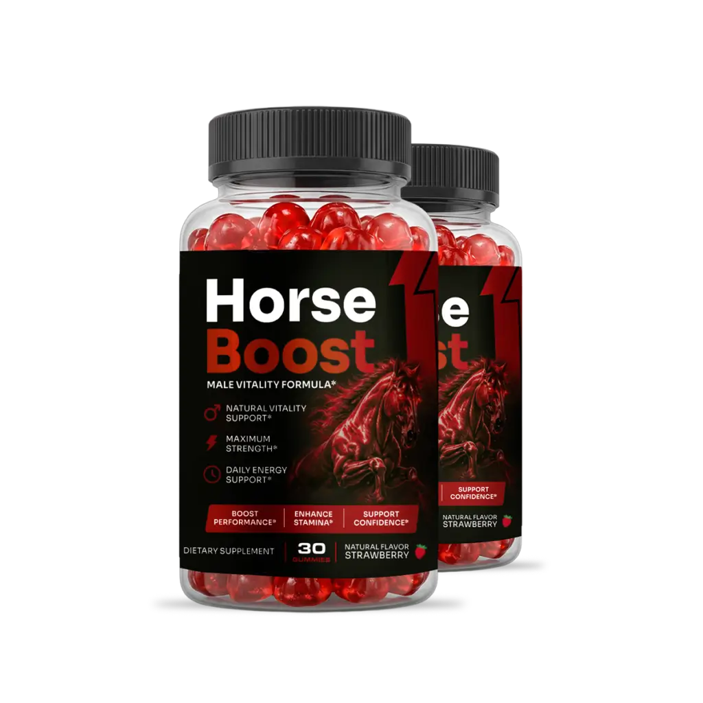 Two bottles of Horse Boost gummies